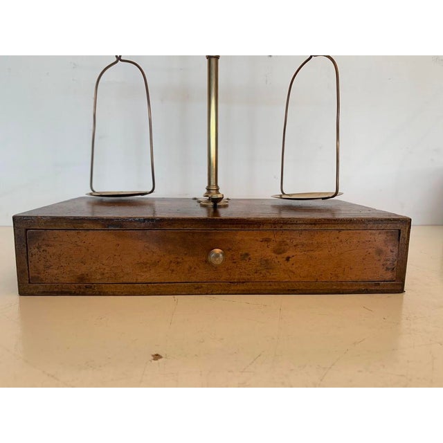Wood Jewelers Balance and Weights, 20th Century For Sale - Image 7 of 10