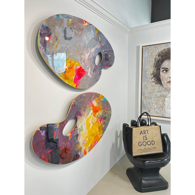 Abstract Yury Darashkevich Behind the Scenes Palette #8 2023 For Sale - Image 3 of 8