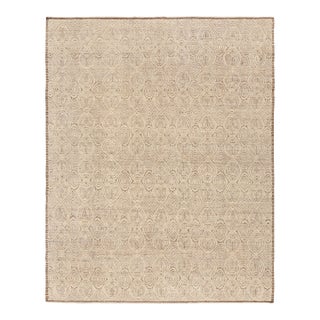 Rug & Kilim’s Moroccan Style Rug in Beige-Brown with Geometric Patterns - 9x12 For Sale