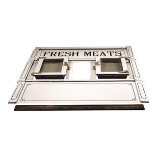 Early 20th Century Porcelain Butcher Shop Walk-in Cooler Wall For Sale