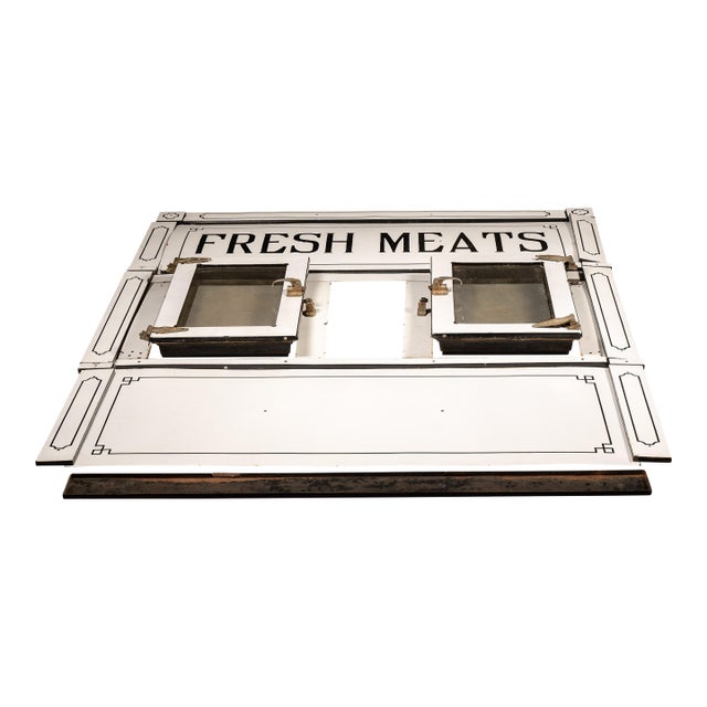 Early 20th Century Porcelain Butcher Shop Walk-in Cooler Wall For Sale
