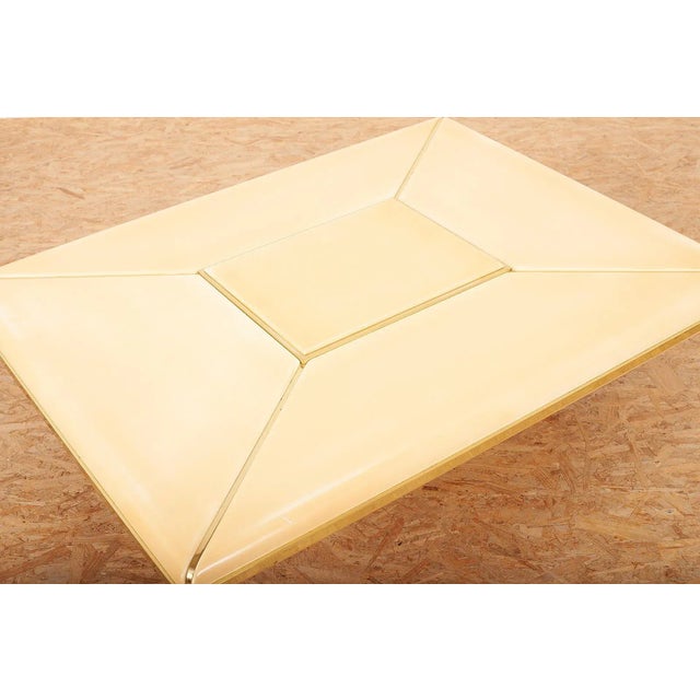 Wood Mid-Century Club Table with Bar Compartment For Sale - Image 7 of 18