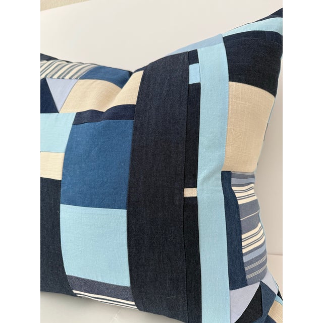 Contemporary Geometric Pillow Collage II 21” X 21” For Sale - Image 3 of 4