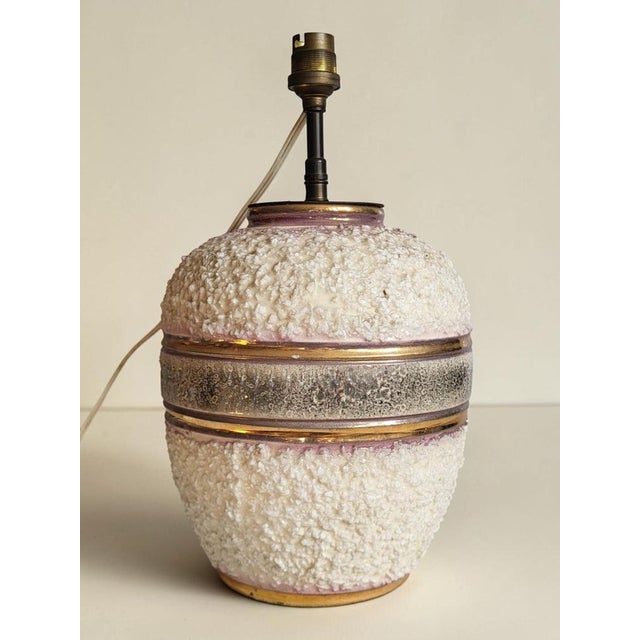 Ceramic Table Lamp by Louis Dage, 1940 For Sale - Image 4 of 12