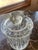 Mid-Century Modern Heavy Lead Crystal Cookie Jar With Lid For Sale - Image 3 of 7