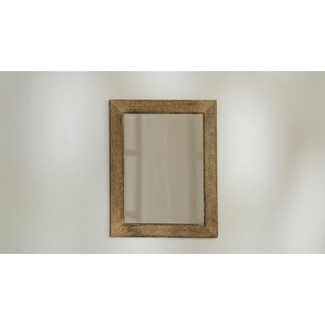 19th Century French Beige Oak Mirror For Sale - Image 15 of 15