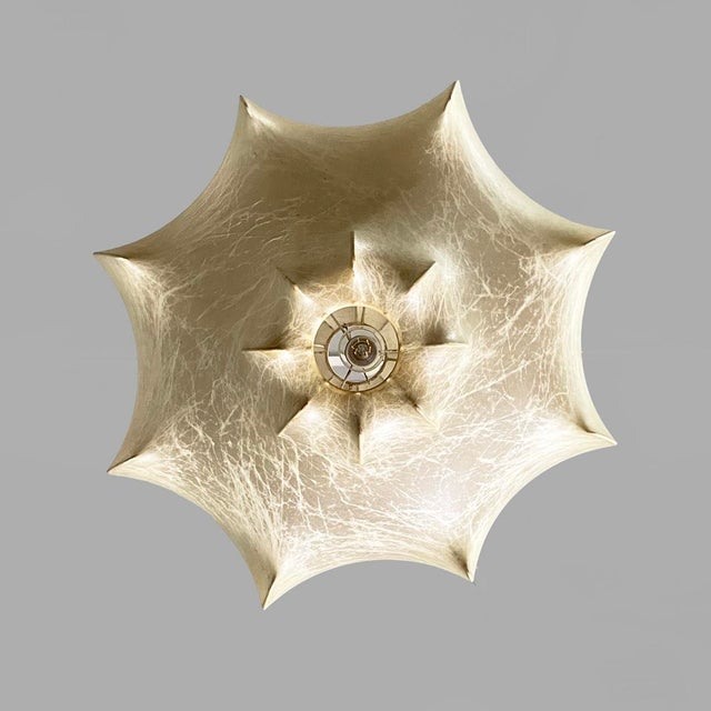 Flos Italian Cocoon Chandelier Viscontea by Achille and Pier Giacomo Castiglioni for Flos, 1960s For Sale - Image 4 of 15