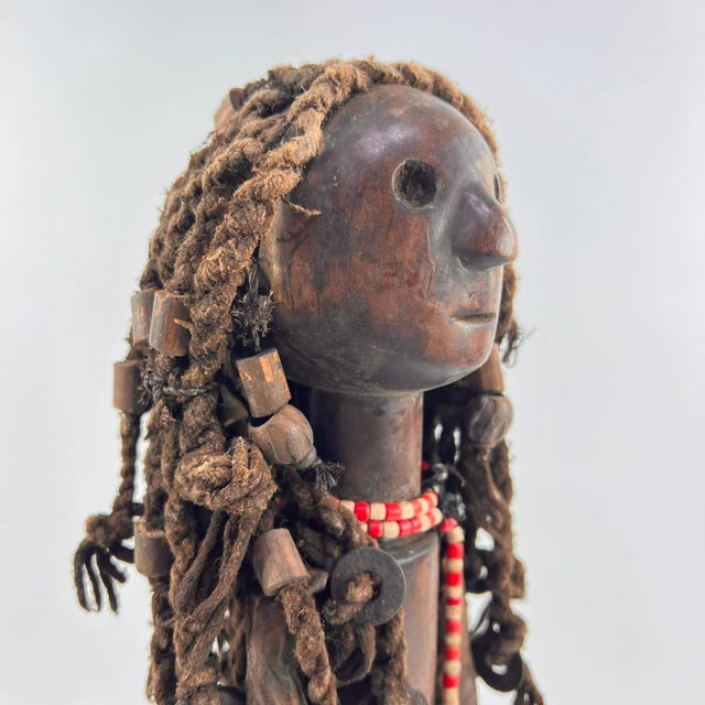 Early 20th Century Nyamwezi Wood and Leather Fetish Figure Tanzania For Sale - Image 9 of 11