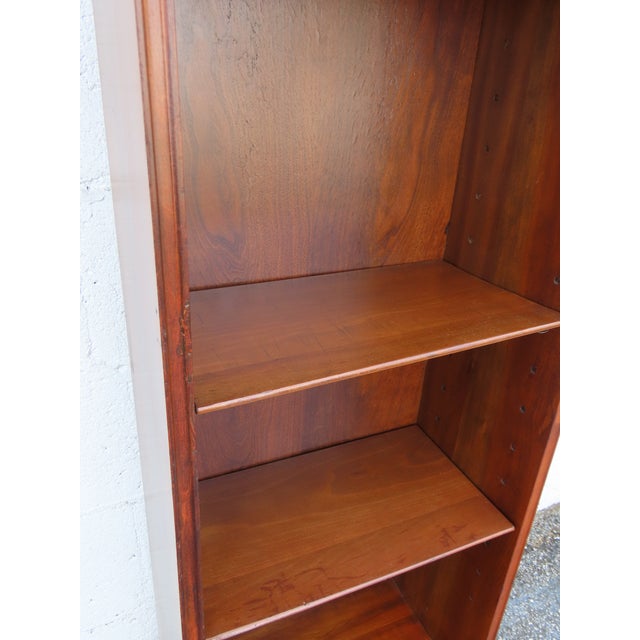 Early 1900s Rockford Tall Narrow Bookcase Display Shelving Cabinet 6357 For Sale - Image 12 of 18