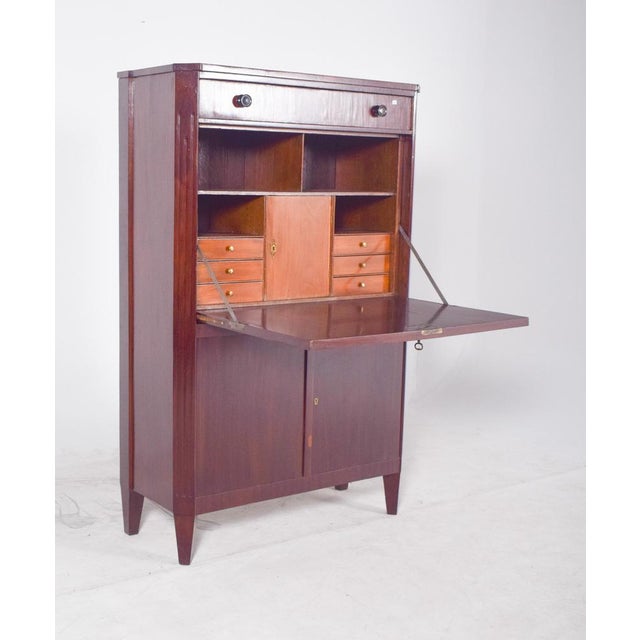 Portuguese Abattant Desk, 1890s For Sale - Image 10 of 15