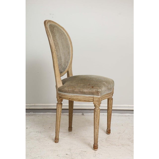 Early 20th Century Vintage Louis Xvi, Style Painted Dining Room Chairs - Set of Six For Sale - Image 5 of 13