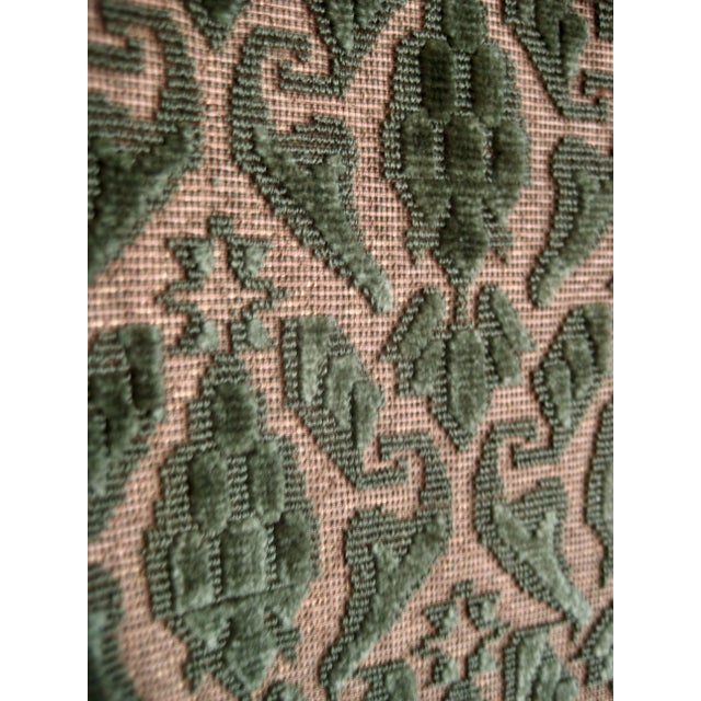 Italian Roll of Cut Velvet 8 Yards Bevilacqua Style For Sale - Image 4 of 7