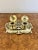 Late 19th Century Antique Victorian Ornate Brass Inkwell, 1880s For Sale - Image 5 of 6