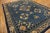 Mid-Century Modern 1980s Royal Blue Medallion Vintage Art Deco Modern Chinese Peking Room Size Rug For Sale - Image 3 of 15