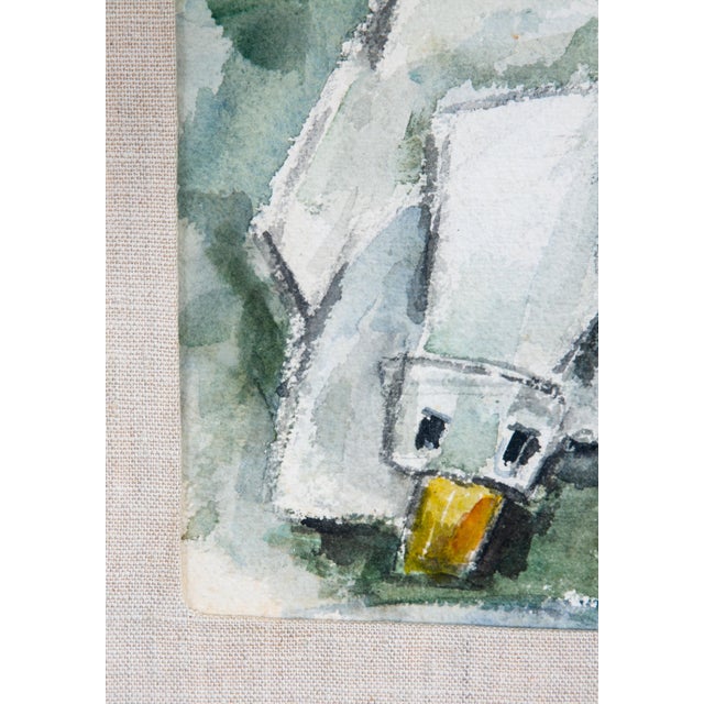 Mid Century Modern Watercolor George Constant Ducks Signed Painting Orig. Geese For Sale - Image 4 of 11