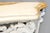 Vintage White Lacquered Beech Console with Yellow Marble Top For Sale - Image 11 of 12