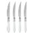 VIETRI Aladdin Antique Clear Steak Knives - Set of 4 For Sale