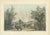 Chinese Landscape with Camel, Rhinoceros and Elephant, Antique Print 1815 : This finely composed early 19th-century hand-...