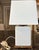 White Vintage Lauren Ralph Lauren White Crackle Ceramic Square Table Lamp For Sale - Image 8 of 8
