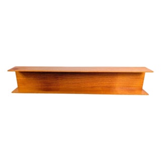 Mid-Century Teak Wall Shelf by Walter Wirz for Wilhelm Renz For Sale