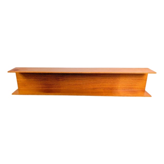 Mid-Century Teak Wall Shelf by Walter Wirz for Wilhelm Renz For Sale