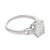 1930s 1930s Art Deco Gia 1.54 Carat Diamond 18k White Gold Engagement Ring, Size 5.5 For Sale - Image 5 of 5