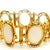 Lalaounis Vintage Lalaounis Frosted Rock Crystal and Diamond Bracelet in 18k Gold, Greece For Sale - Image 4 of 13