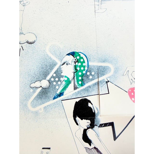 Julie Verhoeven Limited Edition Poster by Jaeger British Fashion Illustration for Boutique, 2010 For Sale - Image 12 of 18