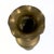 1960s Gargantuan 30" Tall Vintage Hammered Brass Baluster Floor Vase For Sale - Image 5 of 14