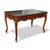 French Louis XV Style Carved Walnut Partners Desk With Leather Top. For Sale - Image 16 of 16