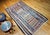 Persian Antique Kurdish Bidjar Tribal Kilim Rug, Handwoven Wool, Stripe Pattern, Turquoise & Yellow, 5x9 For Sale - Image 3 of 15
