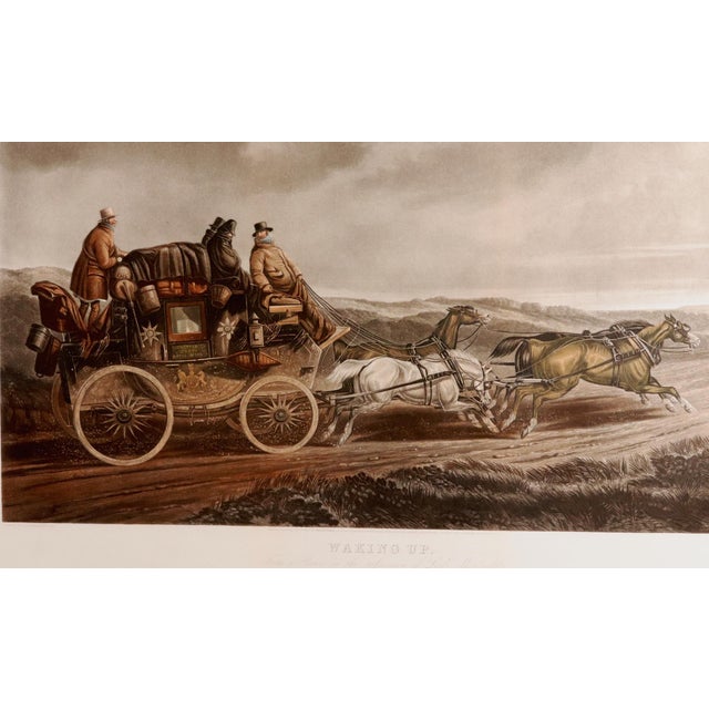 ‘Waking Up’: Fore’s Coaching Recollections — A Very Large Hand-Coloured Aquatint, After Charles Cooper Henderson For Sale - Image 9 of 12