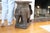 Large Wicker Italian Elephant Table For Sale - Image 4 of 6
