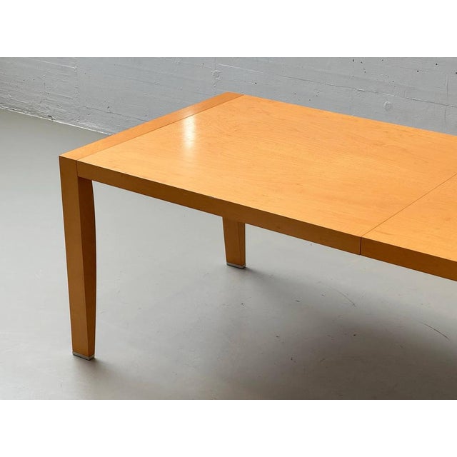 Extendable Dining Table by Chi Wing Lo for Giorgetti, Italy, 1990s For Sale - Image 3 of 18