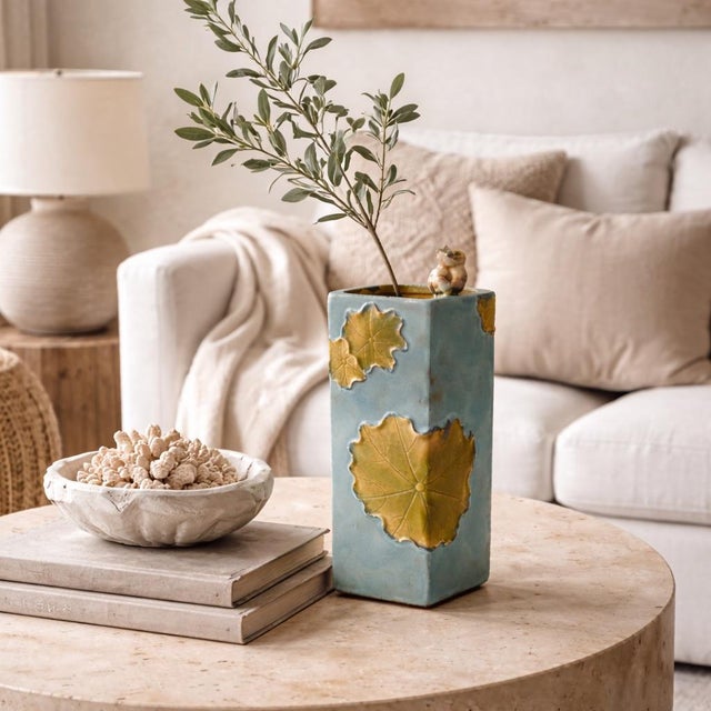 Elevate your home decor with this stunning, sculptural Ikebana vase from the renowned designer house, Global Views. This...