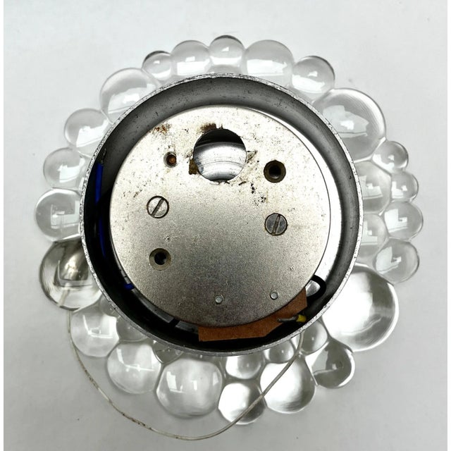 Silver Vintage Wall Mount Lamps attributed to Egon Hillebrand for Hille, Germany, 1960s, Set of 2 For Sale - Image 8 of 9