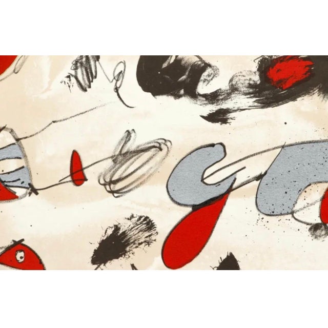 Abstract Josep Guinovart Bertrán, Abstract Latin American Art Spanish Catalan Lithograph Josep Guinovart New York, 1984 For Sale - Image 3 of 8