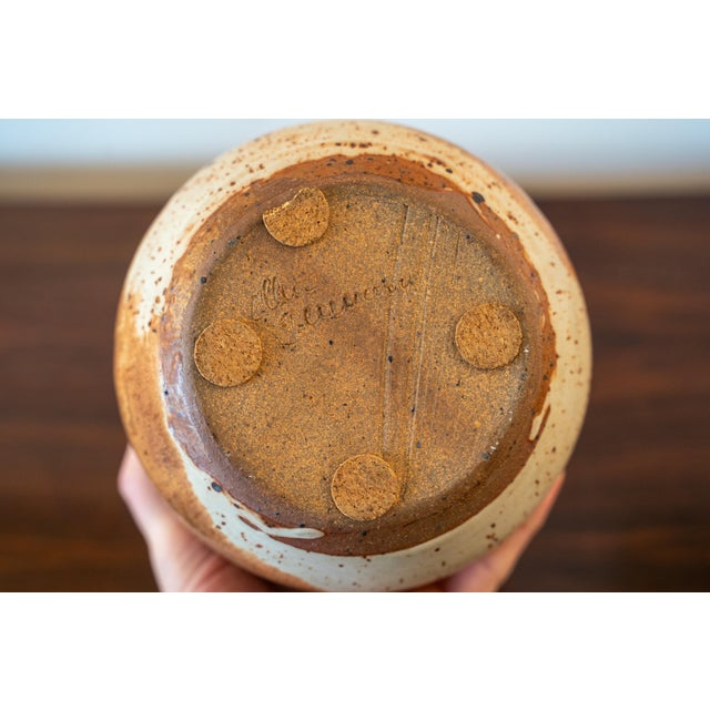 1960s Ceramic Vase in the Manner of Toshiko Takaezu For Sale - Image 12 of 12