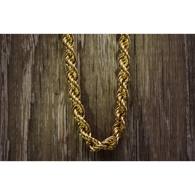 Contemporary The South Gate: Yellow Gold 24 Inch Rope Chain For Sale - Image 3 of 4