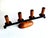 1980s Lüthje Danish Teak Wood Candelabra For Sale - Image 9 of 13