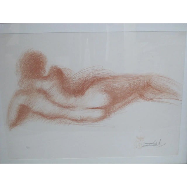 Salvador Dali (Spanish 1904-1989) "Femme Nu de Dos" (Nude Female from the Back) Limited edition 8 of 120 Lithograph on...