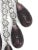 Glass 1990s Robert Sorrell Vintage Faux Diamond Amethyst Briolettes Chandelier Earrings - 2 Pieces For Sale - Image 7 of 8