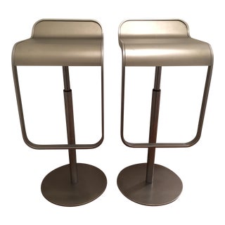 LEM Piston Bar Stools - A Pair For Sale