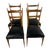 Mid-Century Italian Chairs, 1950s, Set of 4 For Sale