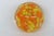 Mid 20th Century Art Glass Paperweight Controlled Bubble With Yellow and Orange Speckles 4519b For Sale - Image 5 of 9