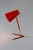 Red Table Lamp from Boréns Borås, Sweden, 1950s For Sale - Image 8 of 12