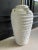 Ivory Vintage Extra Large Plaster Fluted Table Lamp With Four Loop Handles For Sale - Image 8 of 12