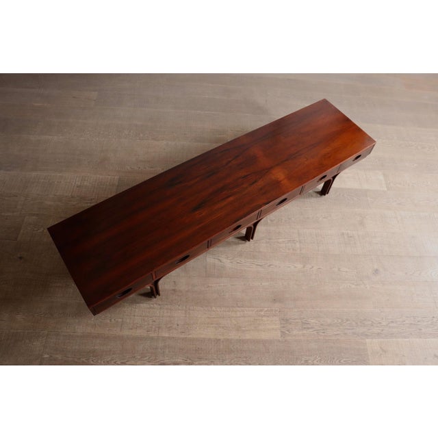 1950s Low Sideboard by Gianfranco Frattini for Bernini, Italy, 1957 For Sale - Image 5 of 18