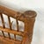 Vintage Hollywood Regency Bamboo Sofa For Sale - Image 10 of 12