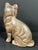 Wood Late 20th Century Folk Art Carved Wooden Cat Sculpture For Sale - Image 7 of 10